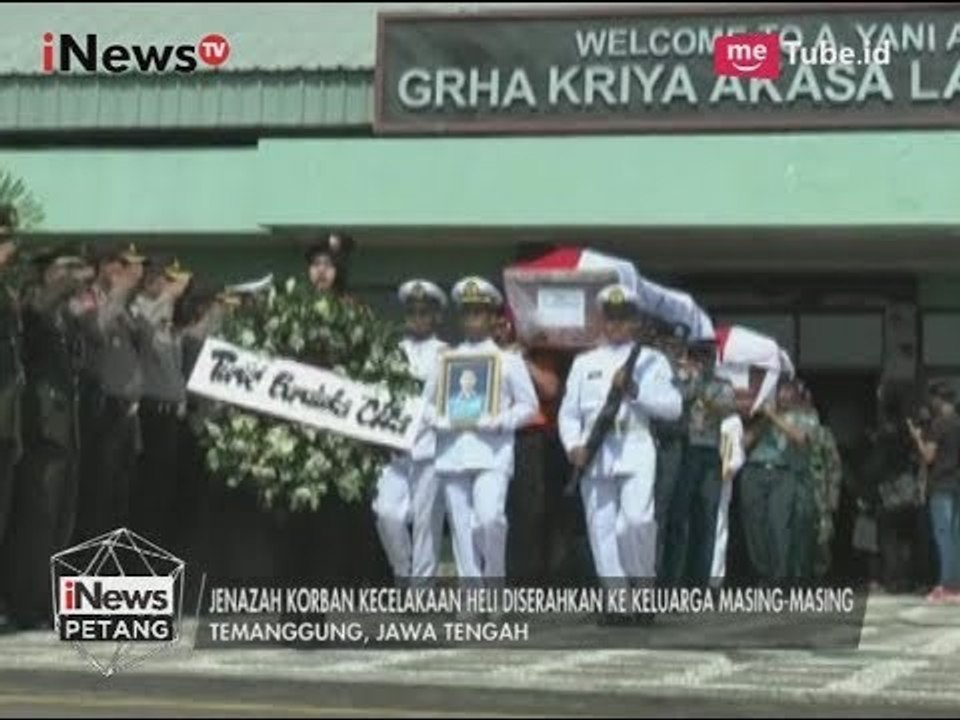 Jenazah Korban Kecelakaan Helikopter Basarnas Diserahkan ke Keluarga - iNews Petang 03/07