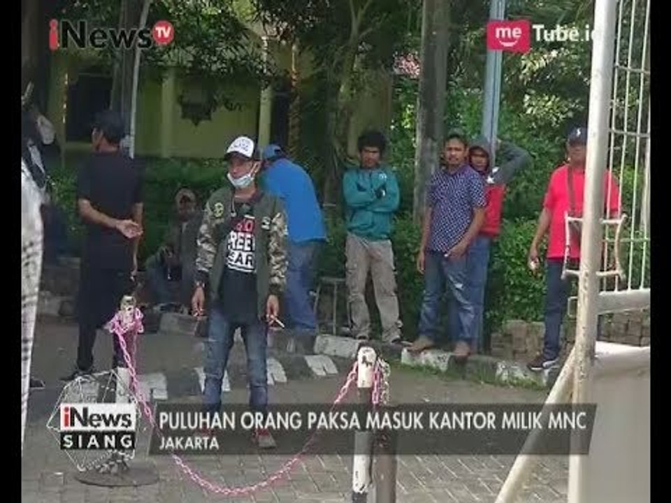 Puluhan Orang Paksa Masuk & Lakukan Perusakan di Kantor MNC - iNews Siang 05/07