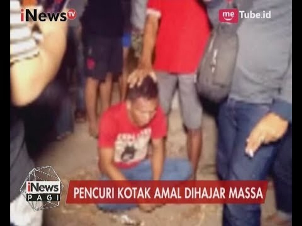 Habis Babak Belur, Warga Hujani Pukulan Kepada Pencuri Kotak Amal Masjid - iNews Pagi 06/07