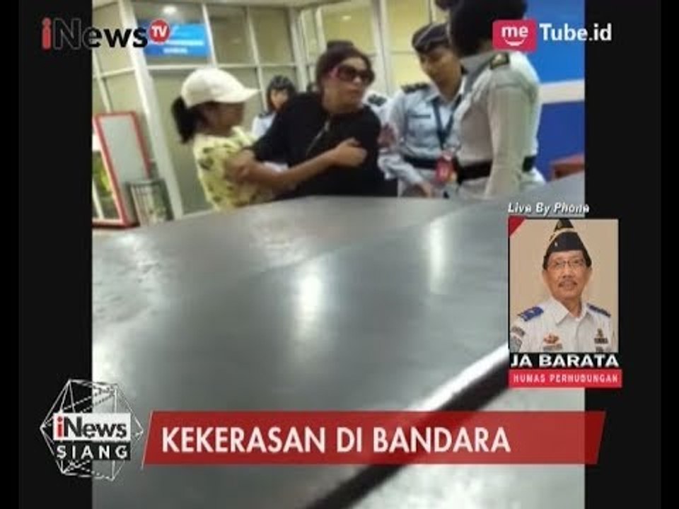Keterangan Kemenhub Terkait Perlakuan Kekerasan Terhadap Petugas Bandara - iNews Siang 06/07