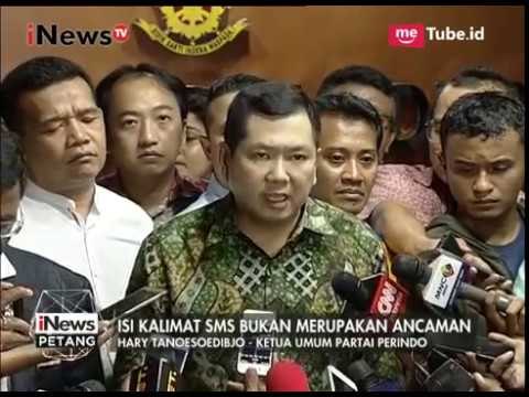 Konferensi Pers HT Usai Diperiksa Bareskrim Terkait Kasus SMS - iNews Petang 07/07