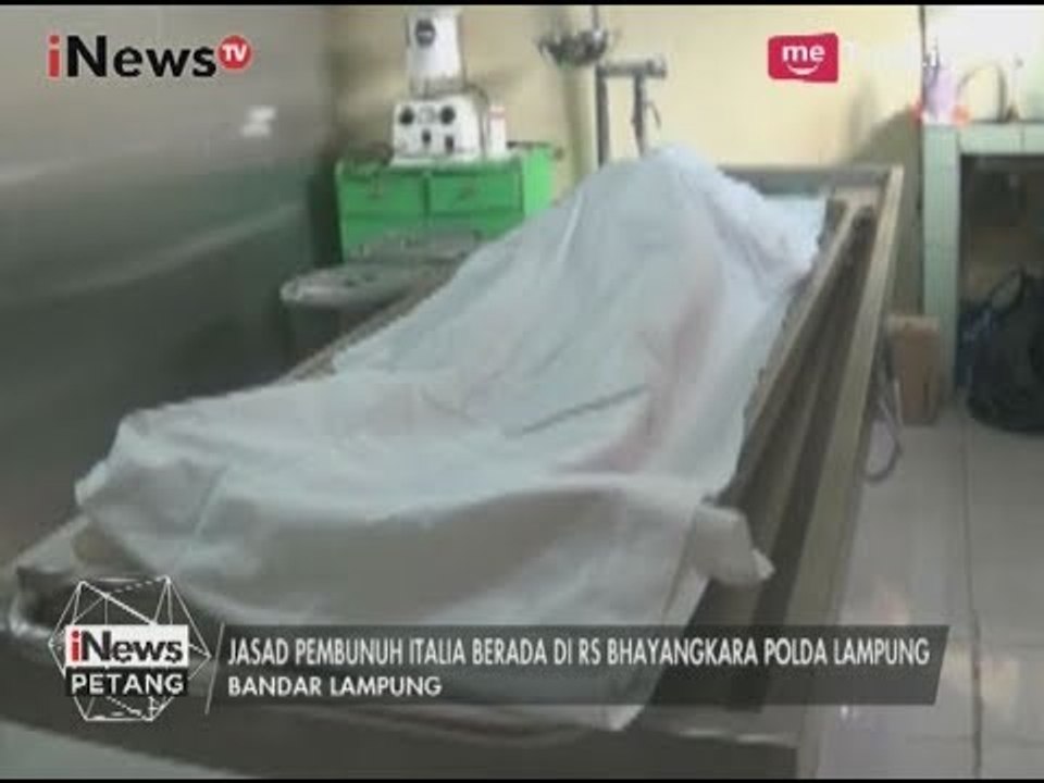 Jasad Pelaku Pembunuh Italia Masih di RS Bhayangkara Polda Lampung - iNews Petang 10/07