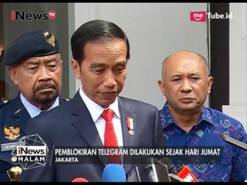 Penjelasan Presiden Terkait Pemblokiran Telegram yang Memuat Konten Teroris - iNews Malam 16/07