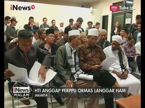 Perppu Ormas Dianggap Melanggar, HTI Lapor ke Komnas HAM - iNews Malam 17/07