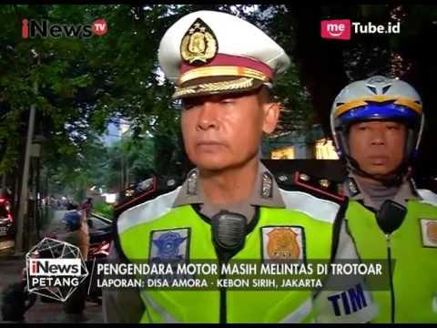 Situasi Terkini di Kebon Sirih Terkait Trotoar Jalan Dilewati Pengendara Motor - iNews Petang 18/07