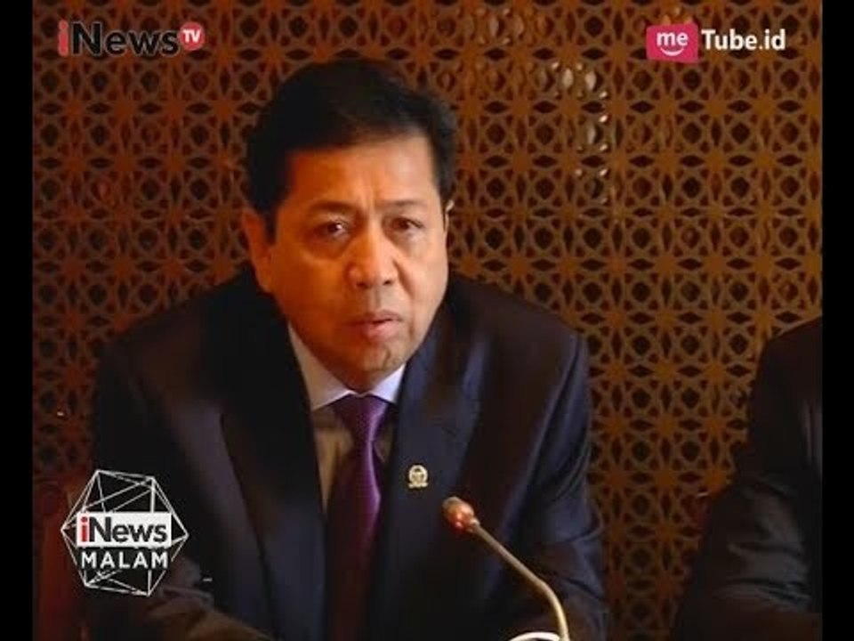 Menjadi Tersangka Korupsi E-KTP, Setnov Terima Keputusan KPK - iNews Malam 18/07