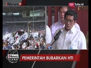 Resmi HTI Dibubarkan Dengan SK Menkumham Nomor AHU-30.AH.01.08 Tahun 2017 - iNews Siang 19/07