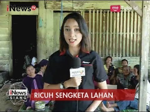 Warga Menolak Eksekusi Lahan 1500 Hektare di 5 Desa di Deli Serdang - iNews Siang 20/07