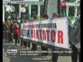 Скачать видео: Aliansi  Ormas di Bogor Gelar Aksi Unjuk Rasa Tuntut Perppu No 2 2017 Dicabut - iNews Petang 20/07