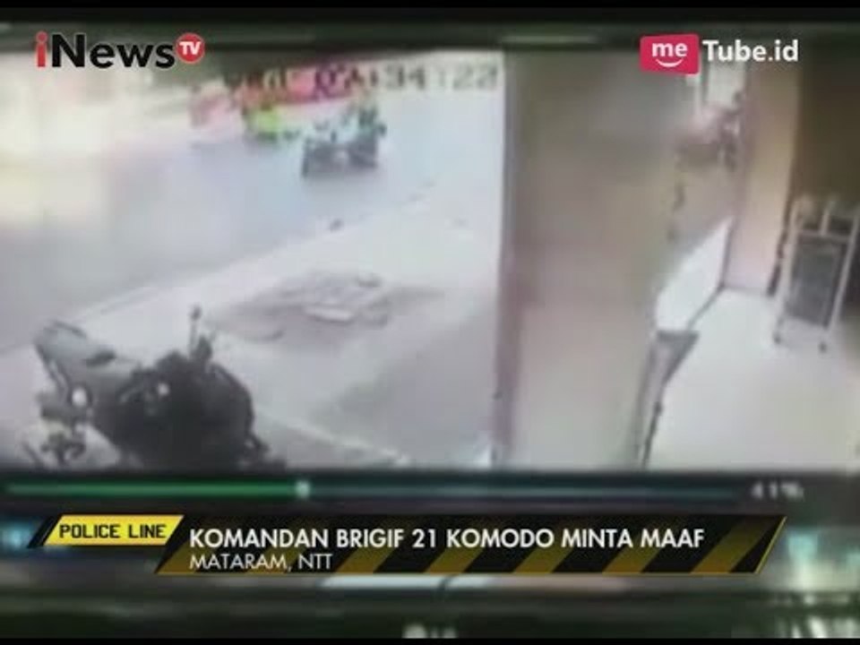 Terkait Pemukulan TNI Kepada Polantas, Komandan Brigif 21 Komodo Minta Maaf - Police Line 20/07