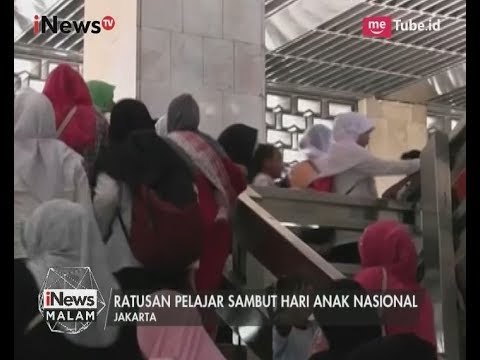 Hari Anak Nasional, Ratusan Pelajar Diajak Berkunjung ke Istiqlal & Katedral - iNews Malam 22/07