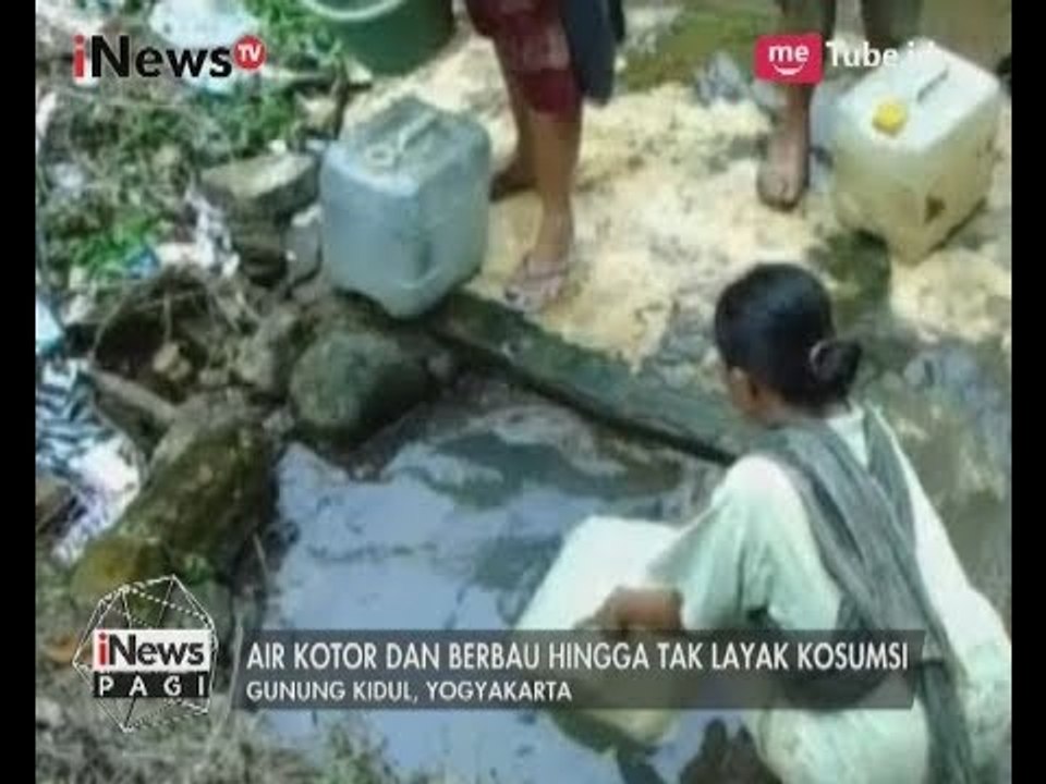 Miris dan Ironi!! Kekeringan, Warga Gunung Kidul Yogyakarta Minum Air Kotor - iNews Pagi 24/07