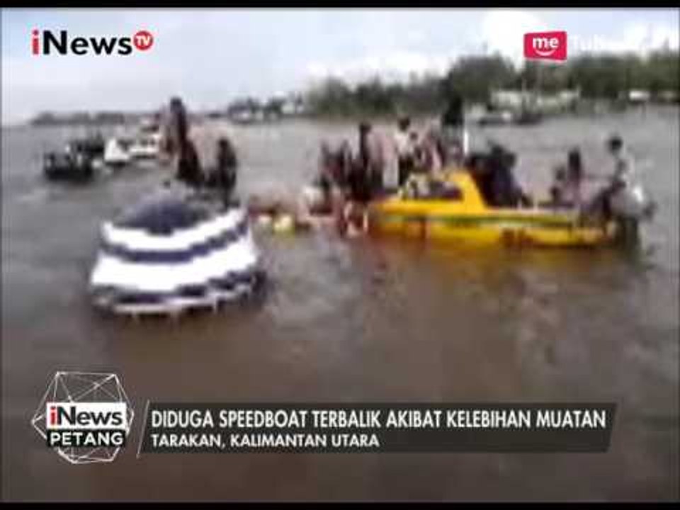 Kelebihan Penumpang, Speedboat Terbalik Hingga Beberapa Penumpang Hilang - iNews Petang 25/07