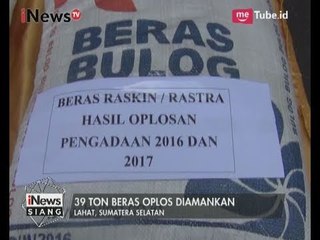 Download Video: Tim Satgas Pangan Polda Sumsel Ungkap Praktek Beras Oplosan di Gudang Bulog - iNews Siang 25/07