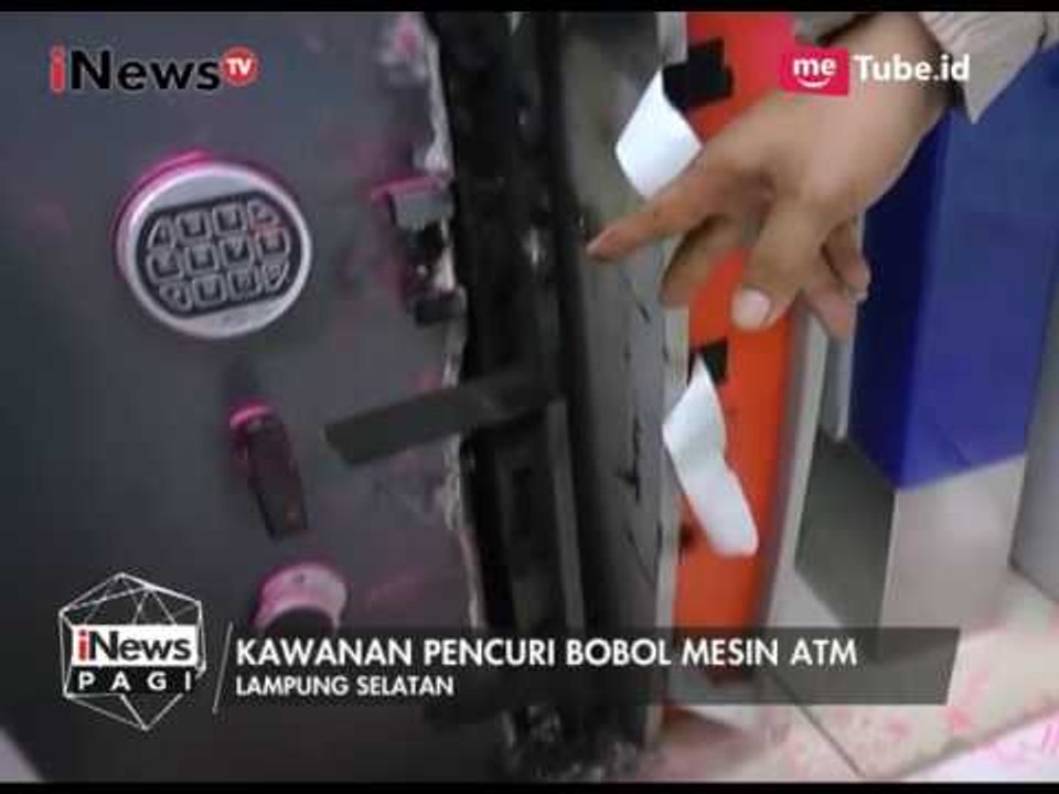 Kawanan Pencuri Berhasil Bobol Mesin ATM Berisikan 400 Juta Rupiah - iNews Pagi 25/07