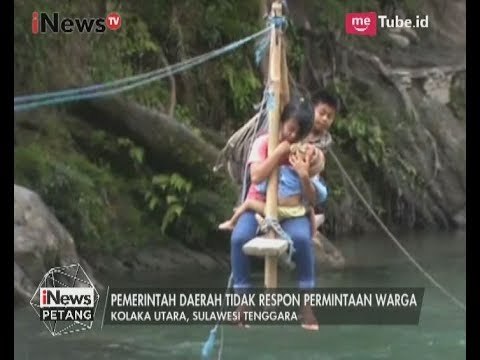 Bertaruh Nyawa! Puluhan Tahun Warga Sebrangi Sungai Tanpa Tali - iNews Petang 27/07