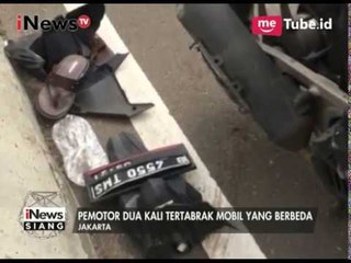 Tetap Bandel Lalui JLNT Casablanca, Pemotor Ini Terlibat Kecelakaan - iNews Siang 28/07