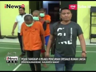Petugas Berhasil Meringkus Spesialis Pencuri Rumah Jaksa - iNews Pagi 28/07