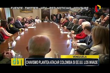 Venezuela: chavismo plantearía atacar Colombia si Estados Unidos los invade