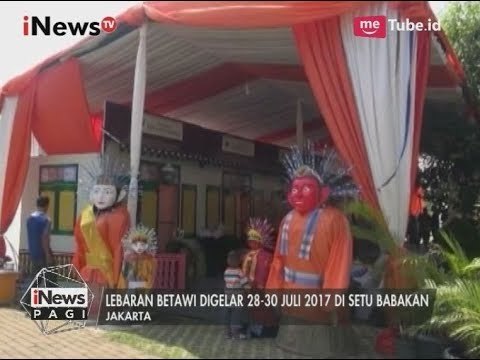 Mari Ramaikan Lebaran Budaya Betawi Dari Tanggal 28 - 29 Juli di Setu Babakan - iNews Pagi 29/07