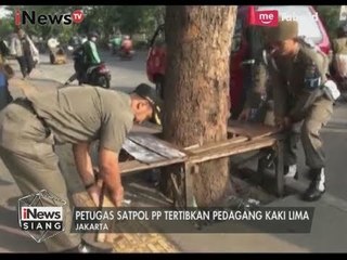 Pemkot Jakarta Timur Tertibkan PKL & Pangkalan Ojek Online yang Berada Ditrotoar - iNews Siang 01/08