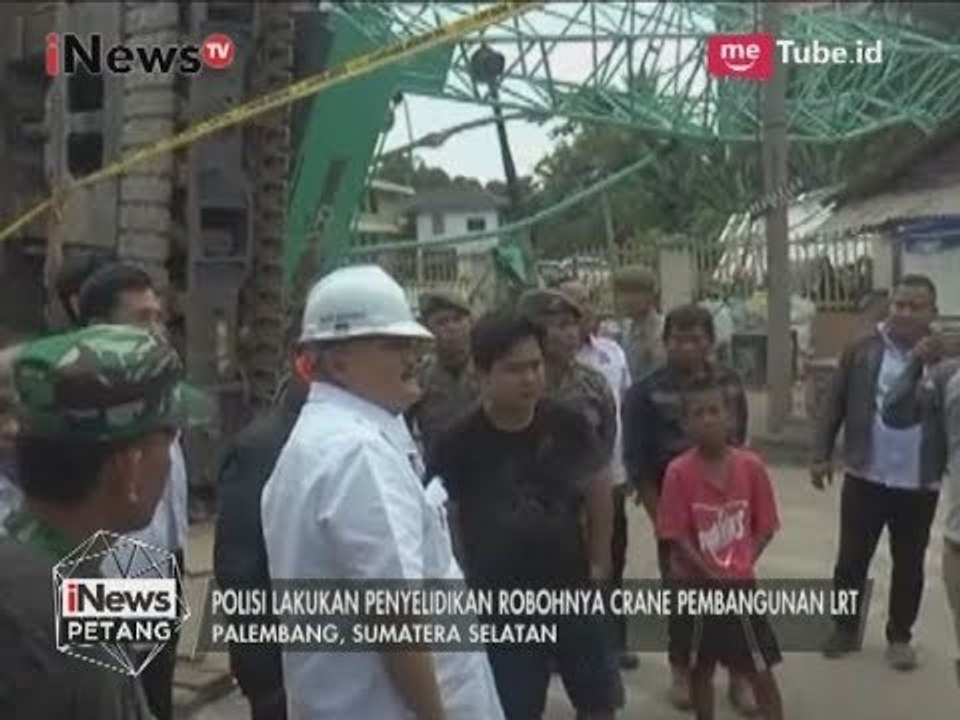 Usai Robohnya Crane LRT yang Menimpa 4 Rumah, Gubernur Sumsel Cepat Tanggap - iNews Petang 01/08