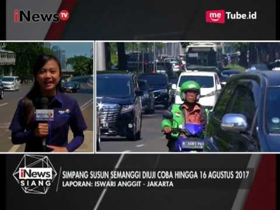 Situasi Terkini Uji coba Simpang Susun Semanggi Siang Ini - iNews Siang 02/08