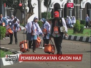 3541 Jemaah Embarkasi Pondok Gede Telah Berangkat ke Tanah Suci - iNews Petang 01/08