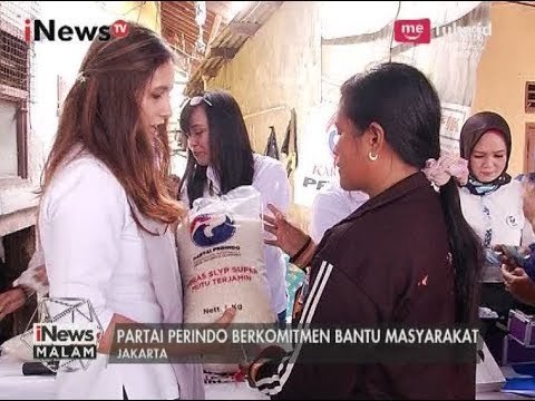 Partai Perindo Menggelar Bazar Beras Murah di Kamal Muara, Penjaringan, Jakut - iNews Malam 04/08