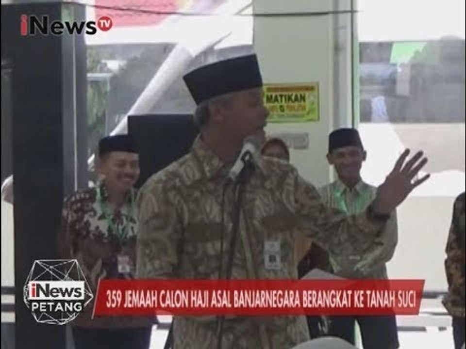 Gubernur Jabar & Jateng Melepas Langsung Keberangkatan Jamaah Haji - iNews Petang 28/07