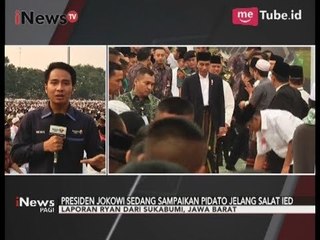 Informasi Terkait Persiapan Sholat Ied di Sukabumi yang Dihadiri Presiden Jokowi - iNews Pagi 01/09