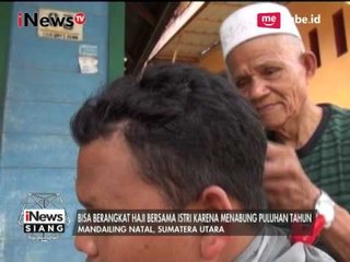Impian Kakek Tukang Potong Rambut Keliling Kenyataan untuk Berhaji Bersama Istri - iNews Siang 07/08