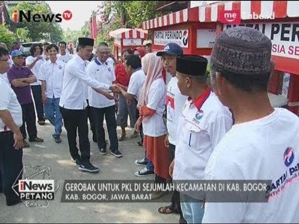 8 Pedagang di Bogor Mendapatkan Gerobak Gratis dari Partai Perindo - iNews Petang 06/08