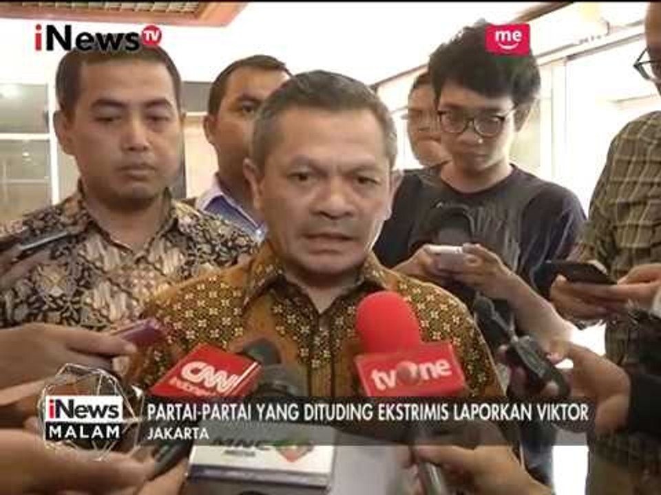 Pasca Pidato Kontroversi, Beberapa Partai yang Tercatut Melaporkan ke Polisi - iNews Malam 09/08