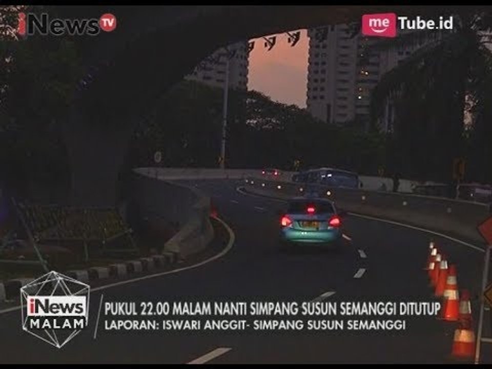 Simpang Susun Semanggi Ditutup Kembali Untuk Persiapan Peresmian Presiden Jokowi - iNews Malam 10/08