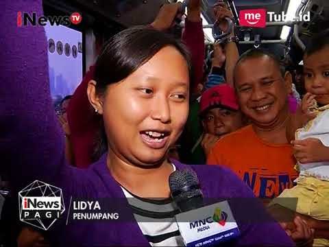 Antusias Warga Sambut Proses Ujicoba Transjakarta Koridor 13 - iNews Pagi 14/08