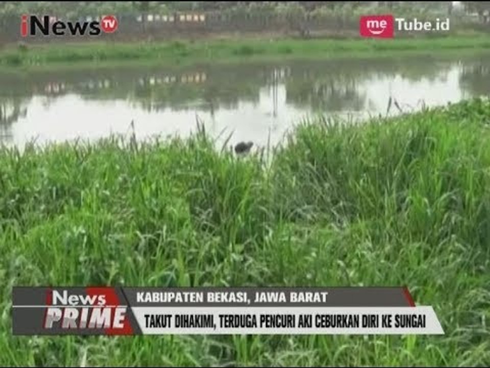 Takut Dihakimi, Terduga Pencuri Aki Mobil Menceburkan Diri ke Sungai Kalimalang - iNews Prime 15/08