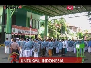 Unik!! Para Calon Jamaah Haji di Surabaya Gelar Upacara HUT RI ke 72 - Special Event 17/08