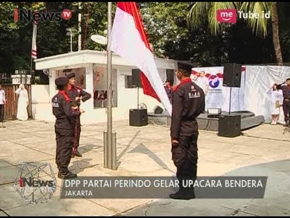 HT Pimpin Langsung Upacara Pengibaran Bendera Merah Putih di Kantor DPP Perindo - iNews Petang 17/08