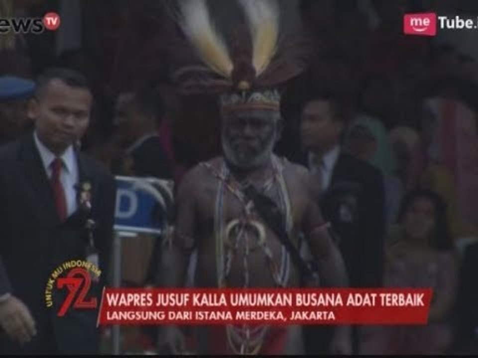 Wapres JK Umumkan Busana Adat Terbaik Dalam Upacara Penurunan Bendera - Special Event 17/08