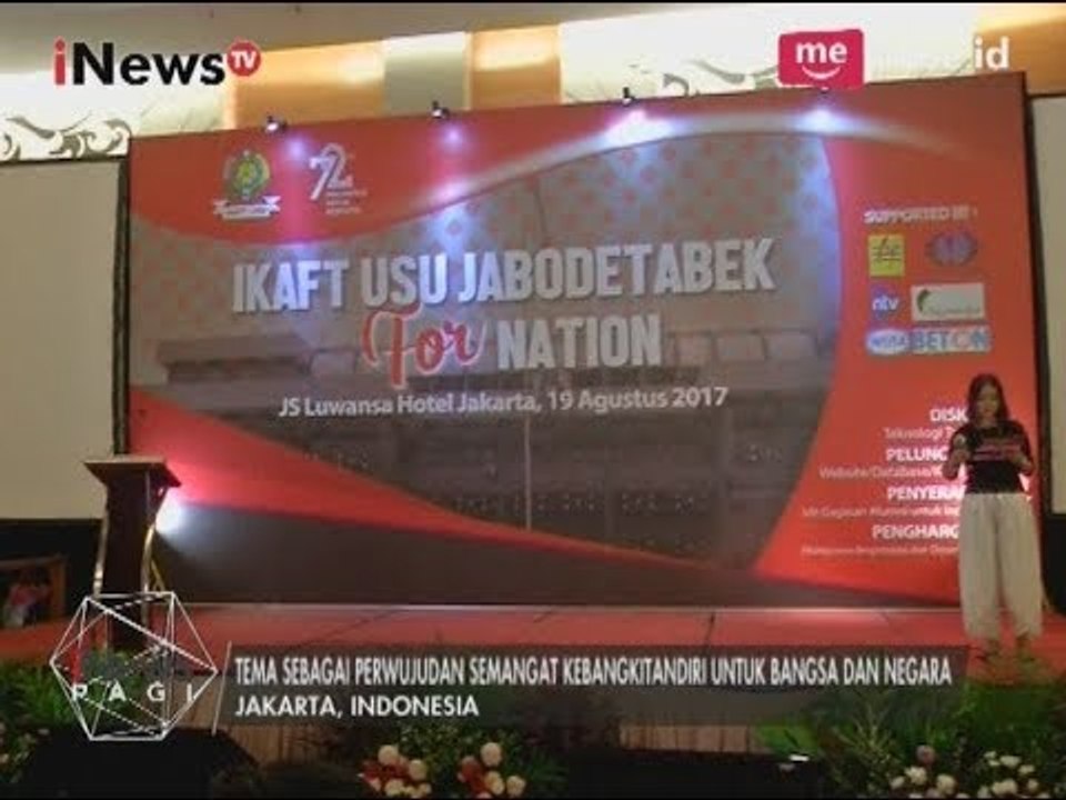 Alumni Fak. Teknik Univ Sumut Mengadakan Acara yang Bertajuk IKAFT USU For Nation - iNews Pagi 20/08