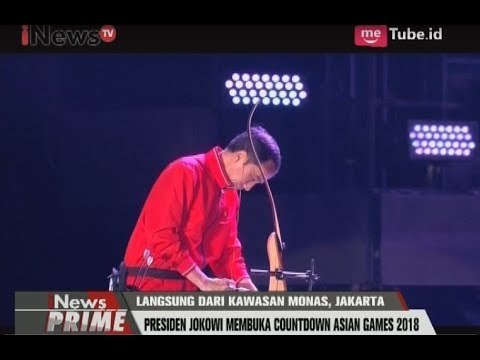Aksi Presiden Jokowi Membuka Hitung Mundur Asian Games Dengan Memanah - iNews Prime 18/08
