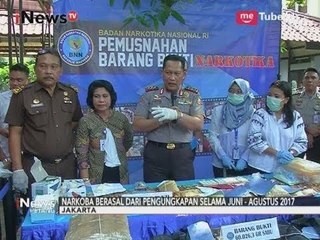 Download Video: BNN Memusnahkan 60 Kg Sabu, 144 Ekstasi & 25 Kg Daun Kath di Kantor BNN Cawang - iNews Petang 22/08