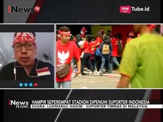 Semifinal Sepak Bola Indonesia vs Malaysia, Supporter Indonesia Sangat Antusias - iNews Petang 25/08