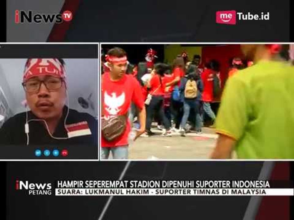 Semifinal Sepak Bola Indonesia vs Malaysia, Supporter Indonesia Sangat Antusias - iNews Petang 25/08