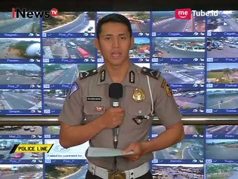 Pantauan Arus Lalu Lintas di Kawasan Jakarta dari NTMC Polri - Police Line 25/08