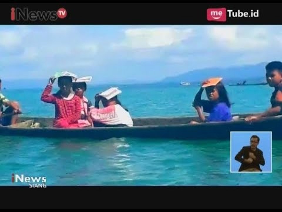 Perjuangan Murid Sekolah di Konawe Sultra yang Bersekolah di Tengah Laut - iNews Siang 27/08