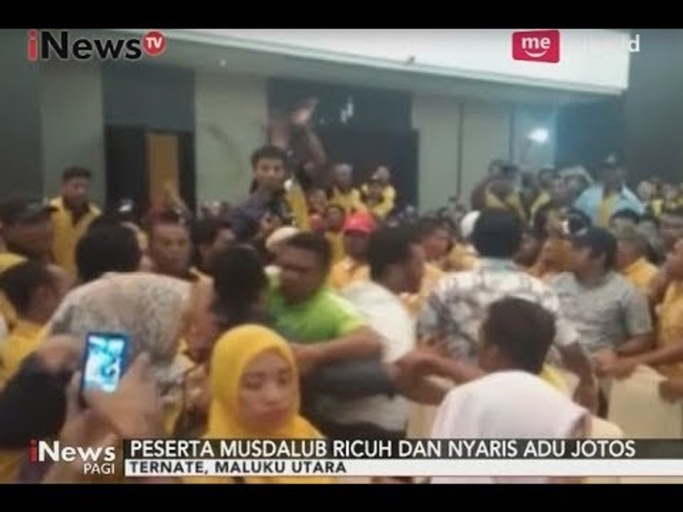 Musdalub Hanura di Maluku Utara Berlangsung Ricuh Terkait Pelengseran Ketua DPD - iNews Pagi 28/08