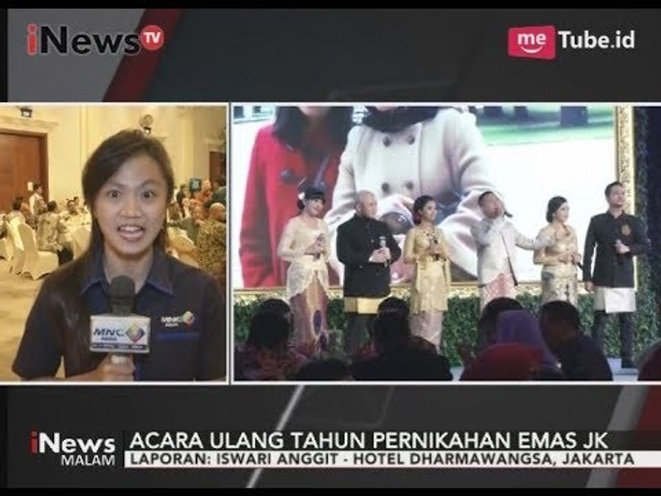 Wapres JK Gelar Acara Ulang Tahun Pernikahan Dengan Nuansa Kedaerahan - iNews Malam 27/08