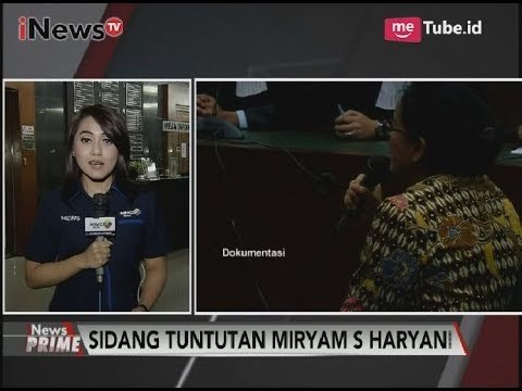 Sidang Tuntutan Miryam S Haryani Terkait Kasus Dugaan Pemberian Keterangan Palsu - iNews Prime 23/10